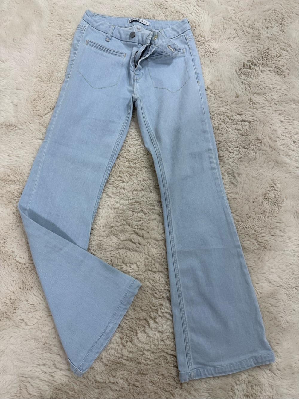 Light Blue Women's Flared Jeans size 4